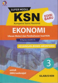 Super Modul Ekonomi Jilid 3 SMA, Keuangan, Bisnis, Akutansi