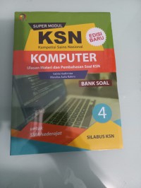 Super Modul KSN Komputer Jilid 4 SMA, Bank soal