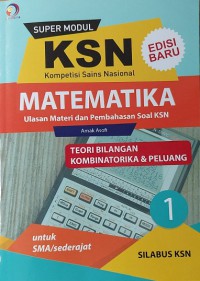 Super Modul KSN Matematika, Teori Bilangan Kombinatorika & Peluang Jilid 1 SMA