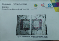 Kajian dan Pendokumentasian Naskah, Museum daerah Kabupaten Gresik, Sunan Giri